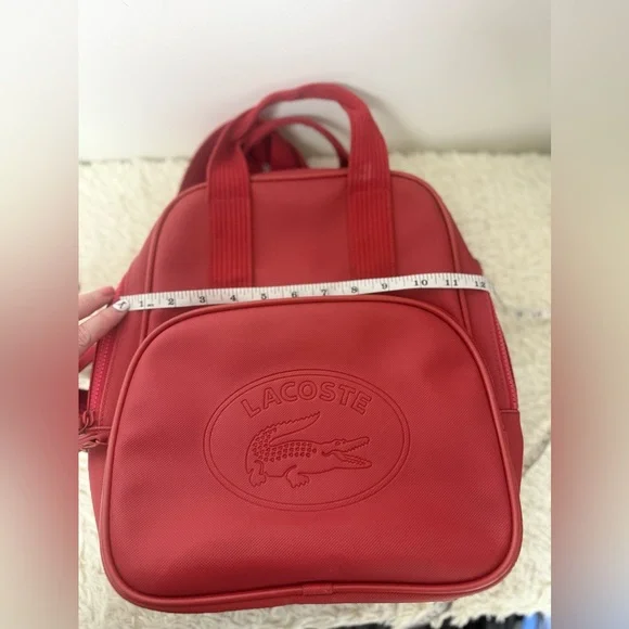 Lacoste Red Mini Backpack - Picture 8 of 8